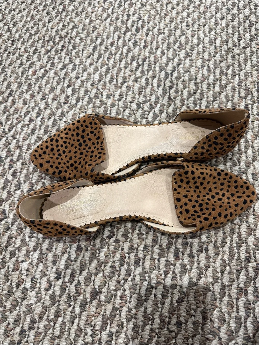 Isaac Mizrahi Brown & Black Cheetah-Print Pointed D'Orsay Flats